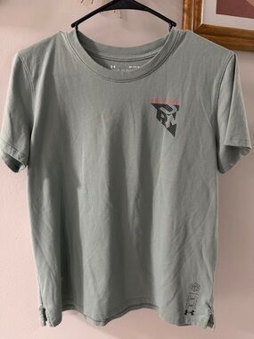 Under Armour Sage Green Crew Short-Sleeve Performance Tee